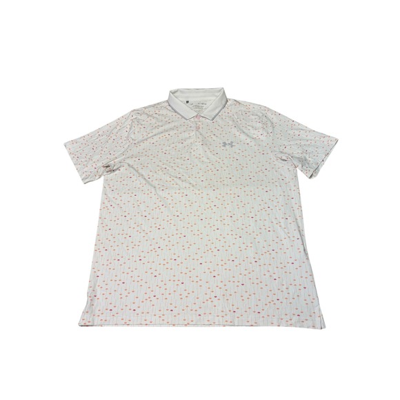 Under Armour Other - Under Armour Polo Shirt Mens XL White  Iso Chill Golf‎ Performance Stretch